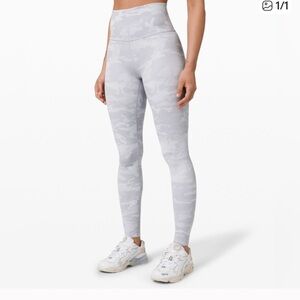 Lululemon Camouflage High-Waisted Leggings